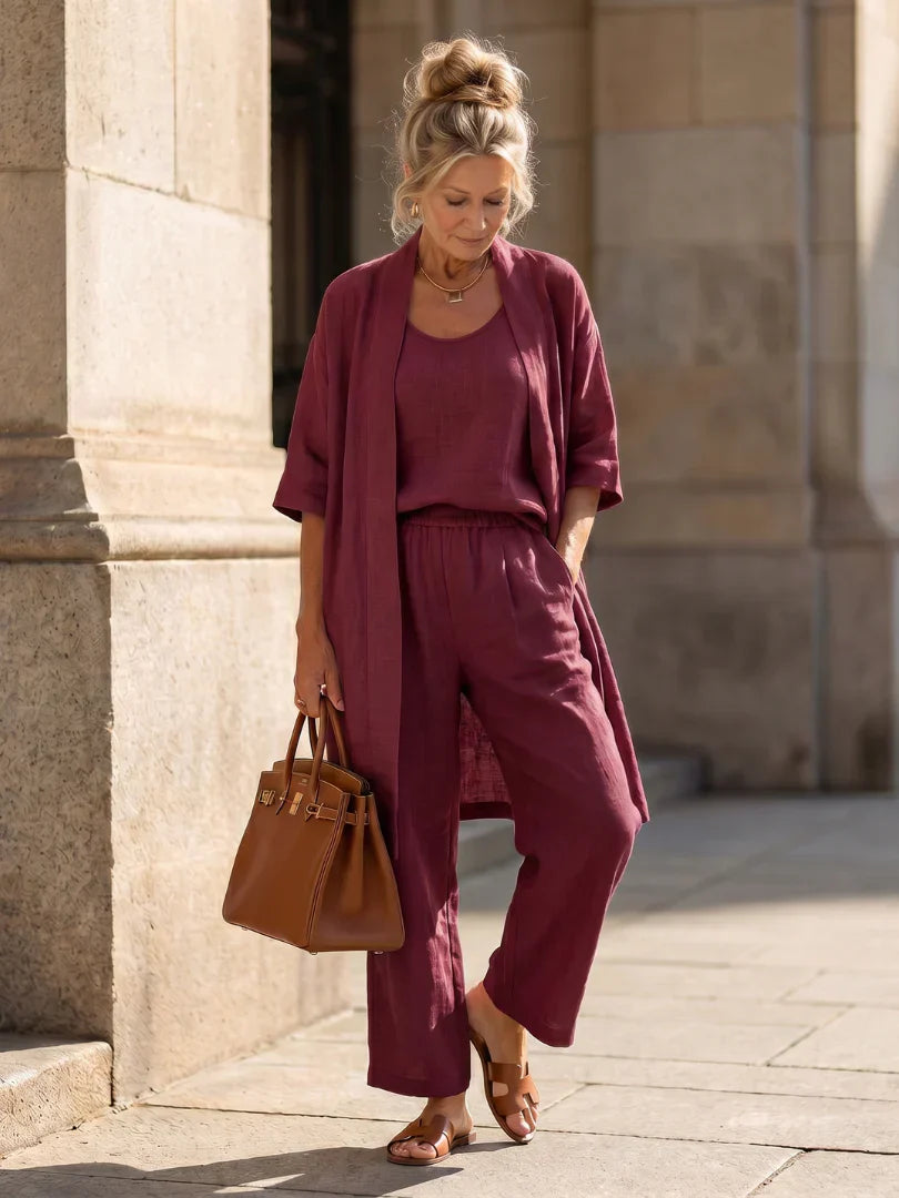Linnea | Lichte linnen-set – ademend & stijlvol
