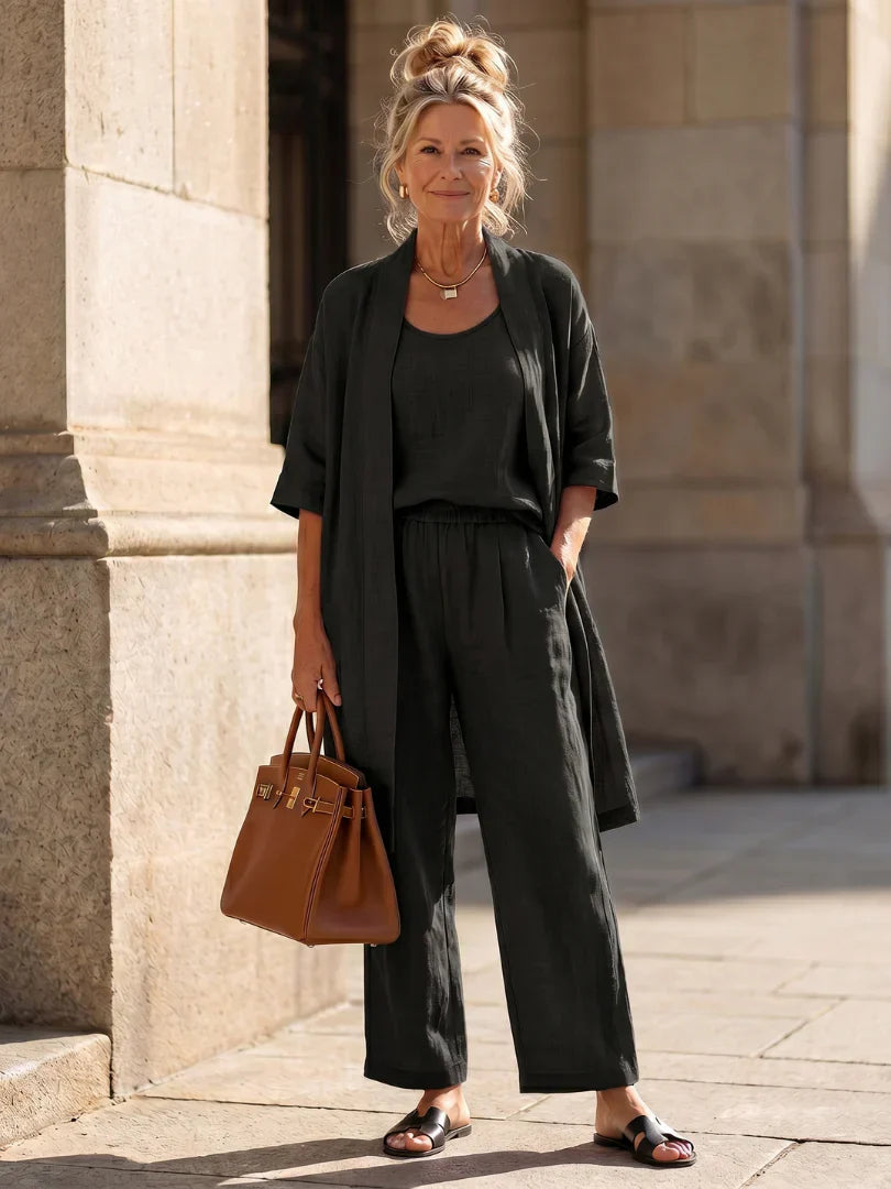 Linnea | Lichte linnen-set – ademend & stijlvol