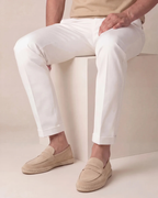 Ocean suède mule in beige - moeiteloze stijl
