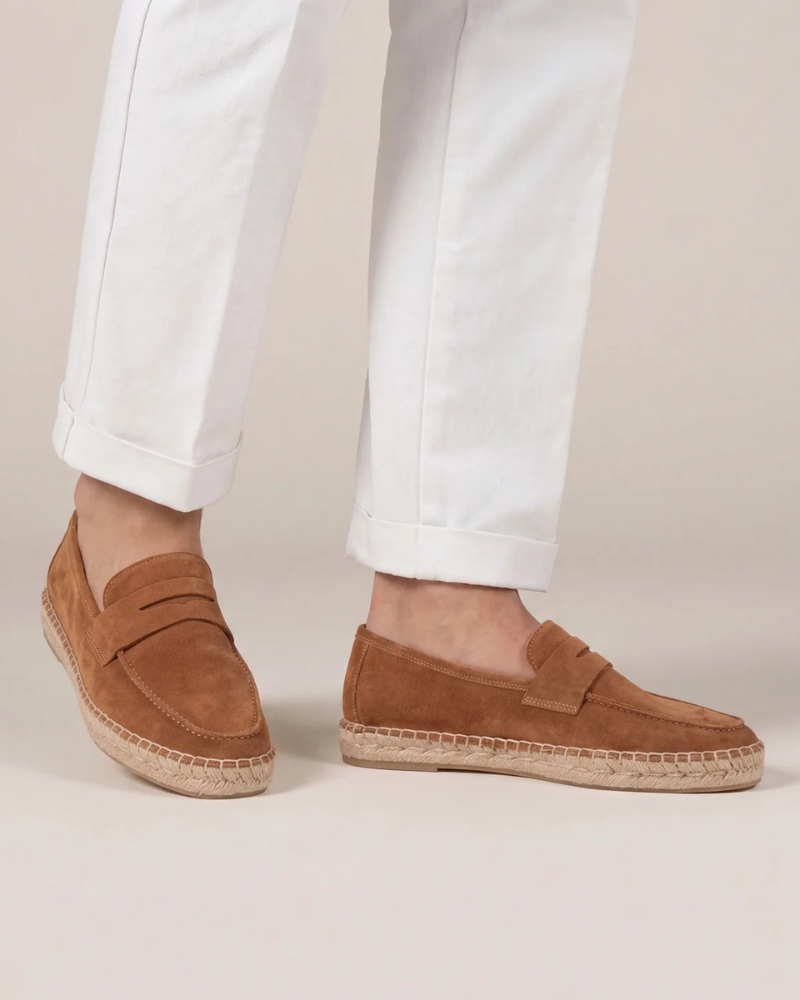 Ocean suède mule in bruin