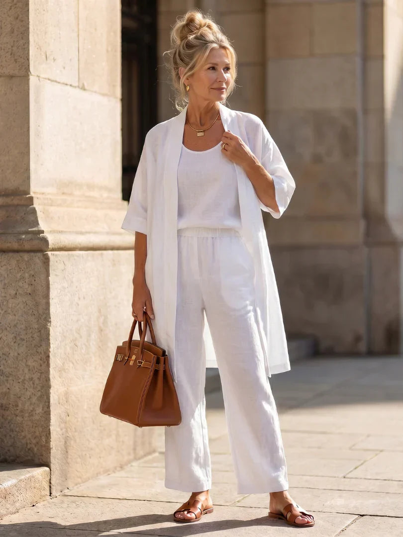 Linnea | Lichte linnen-set – ademend & stijlvol