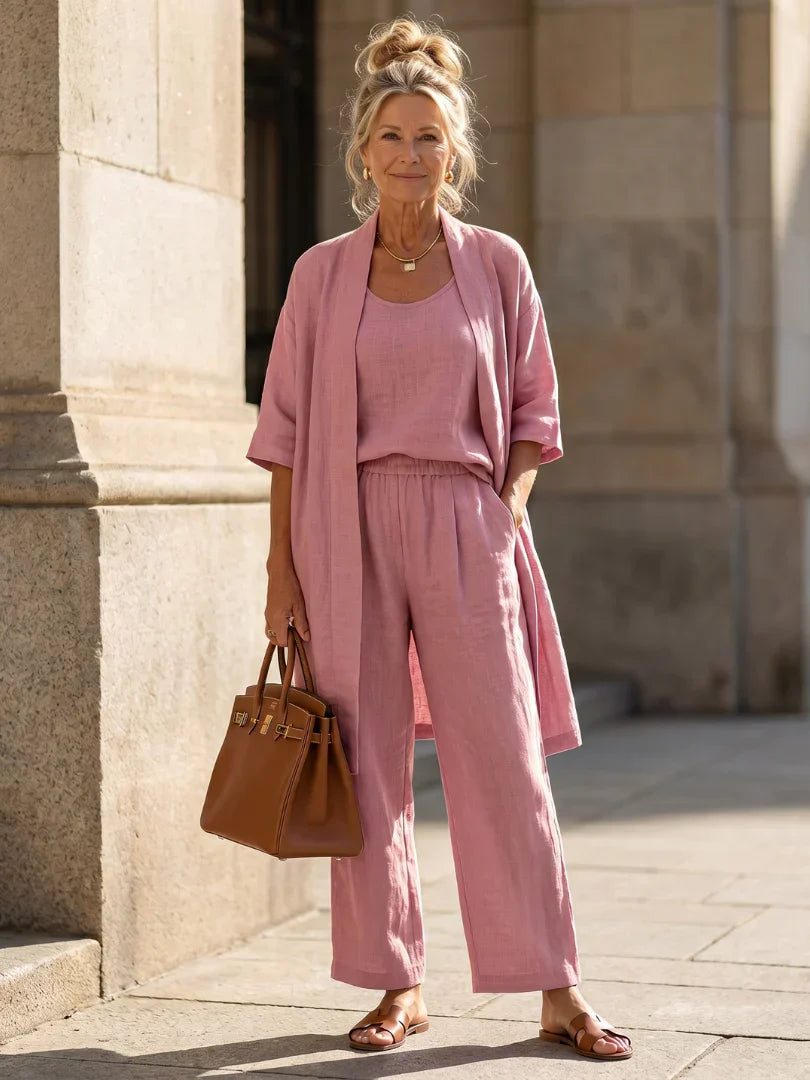 Linnea | Lichte linnen-set – ademend & stijlvol