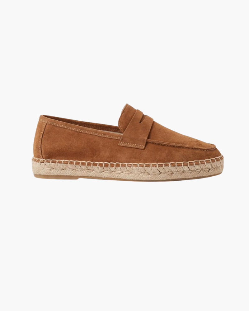 Ocean suède mule in bruin