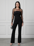 Oksana | Elegante jumpsuit met getailleerd bovenstuk en wijde pijpen