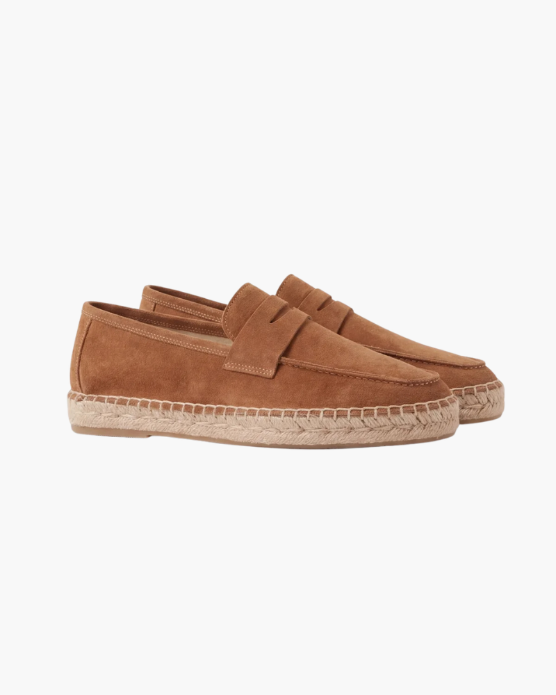 Ocean suède mule in bruin