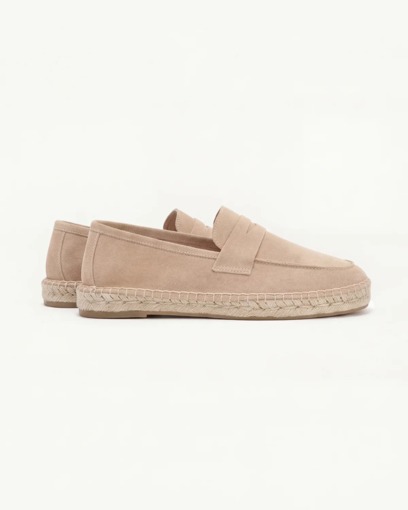 Ocean suède mule in beige - moeiteloze stijl