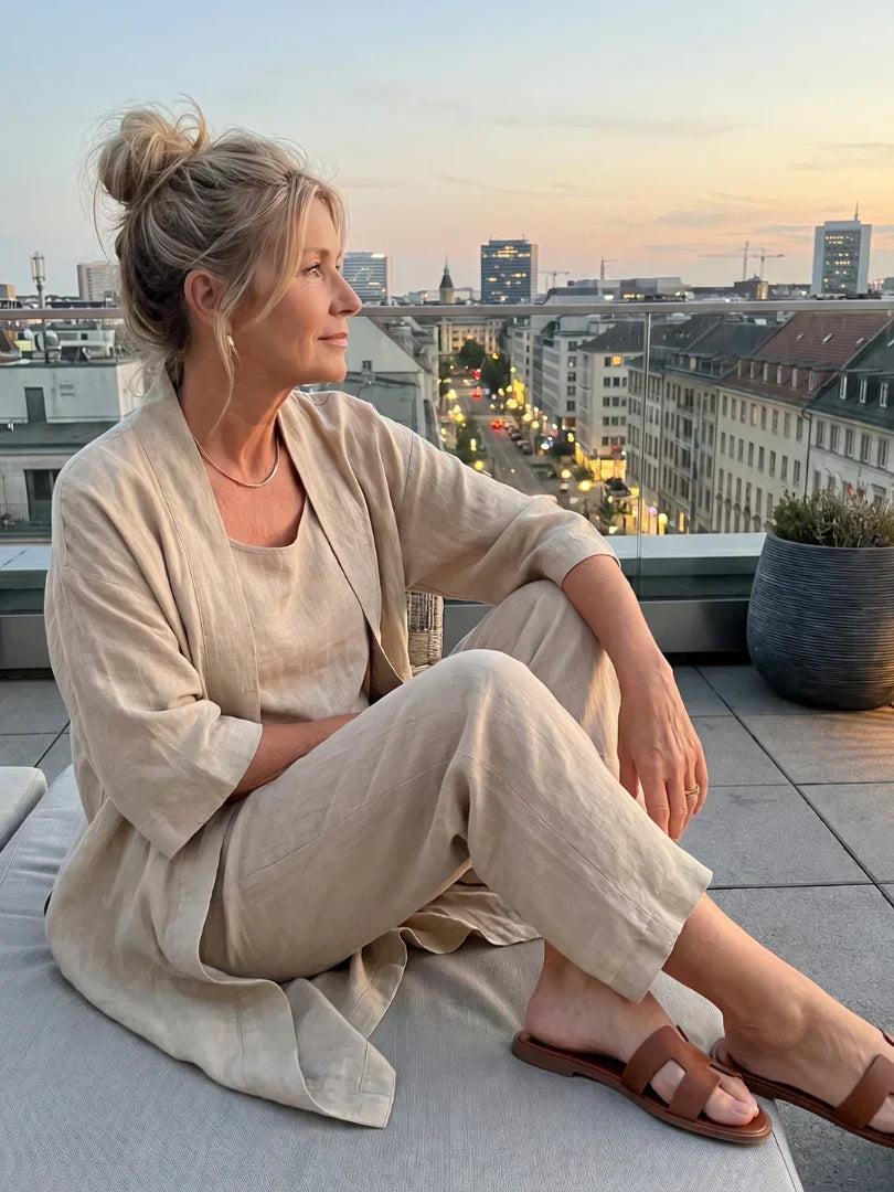 Linnea | Lichte linnen-set – ademend & stijlvol