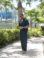 Hemd-Sets im Casual-Look mit lockerem Schnitt