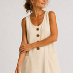 Maud | Kleid aus Baumwolle und Leinen