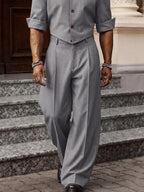 Schickes Nadelstreifen-Koordinations-Set für einen mühelosen Smart-Casual-Look