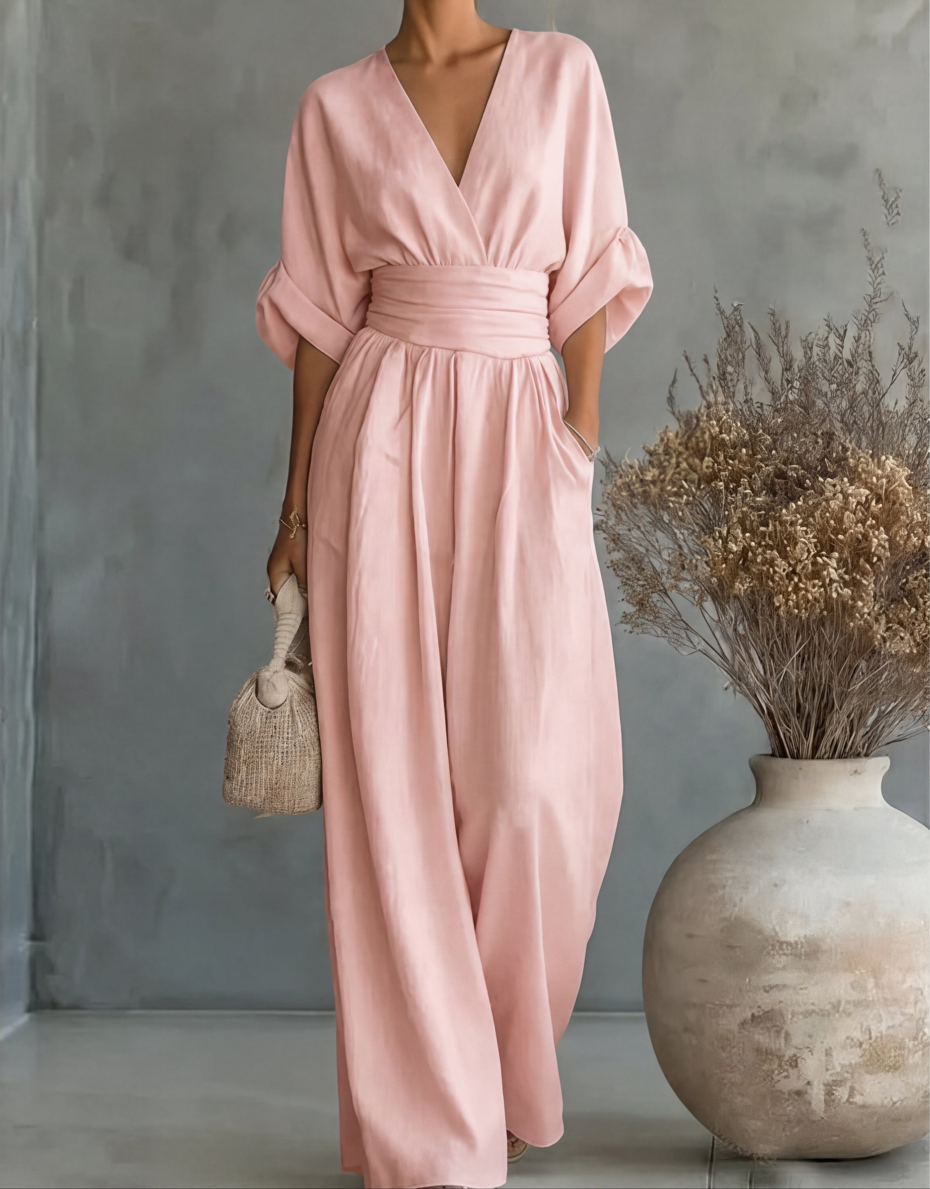Karin | Stijlvolle jumpsuit met wijde pijpen – tijdloos elegant