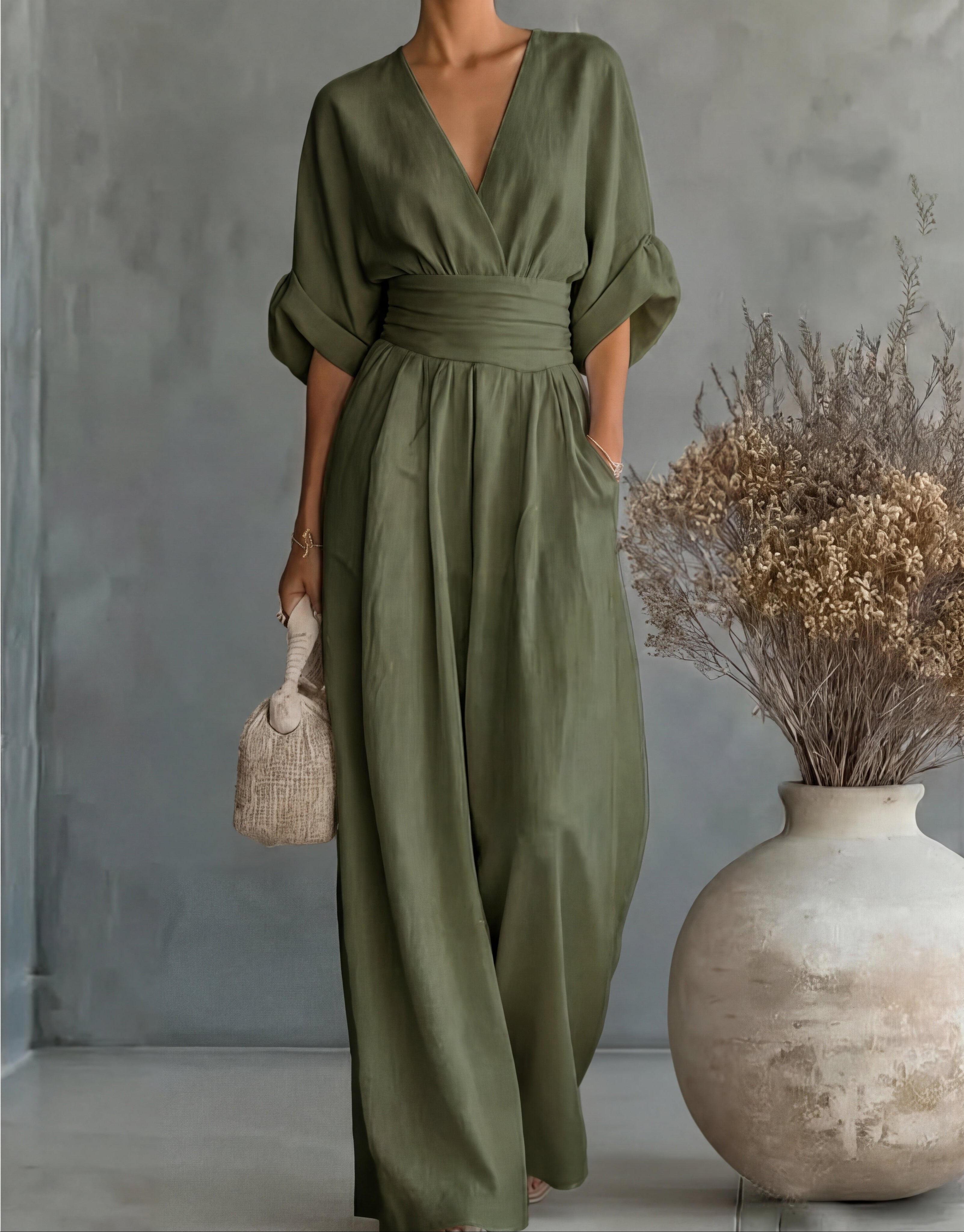 Karin | Stijlvolle jumpsuit met wijde pijpen – tijdloos elegant