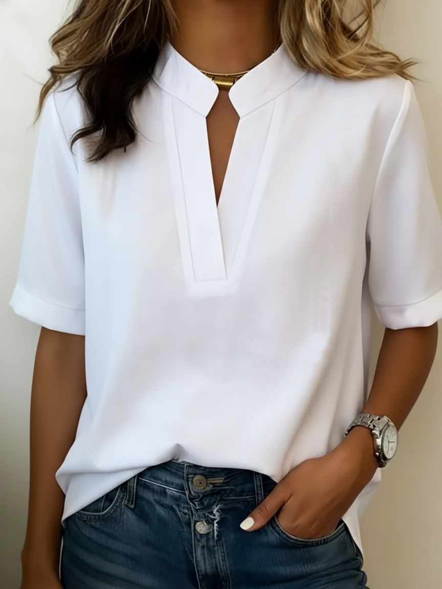 Carla | Stijlvolle blouse met V-hals
